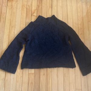 Ulla Johnson Midnight Blue Mockneck Sweater